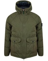 Stone Island - David-tc Canvas Down Jacket - Lyst