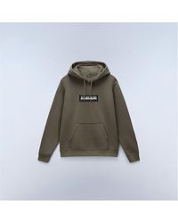 Napapijri - Box Logo Hoodie - Lyst