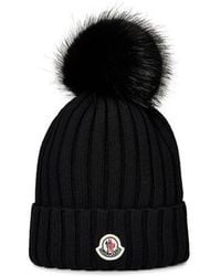 Moncler - Pom Pom Bobble Hat - Lyst