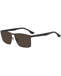 BOSS - Rectangular Wayfarer Sunglasses - Lyst