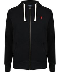 Polo Ralph Lauren Classic Full-Zip Fleece Hoodie - Black