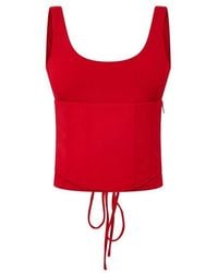 Mars the Label - Sandra Scoop Vest Corset Top - Lyst