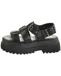 Buffalo - Vegan Fisherman Flat Sandals - Lyst