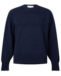 McQueen - Alex Skull Knit Sn63 - Lyst