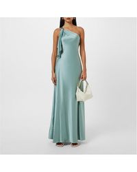 Ralph Lauren - Satin Charmeuse One-Shoulder Gown - Lyst