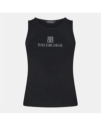 Balenciaga - Sleeveless Tops - Lyst