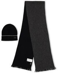 BOSS - Litalo Set Midweight Scarf - Lyst