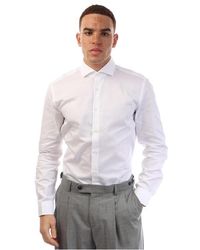 BOSS - Long Sleeve Oxford Shirt - Lyst