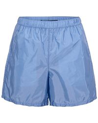 Prada - Zipped Swim Shorts - Lyst