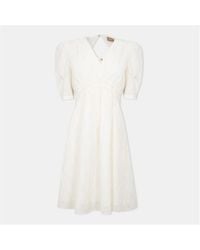 BOSS - C Dizziano Smock Dress - Lyst