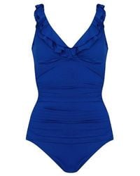 Ralph Lauren - Ruffle-Trim One-Piece - Lyst