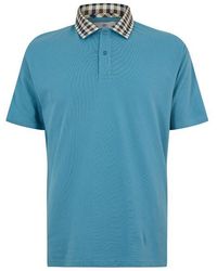Aquascutum - Short Sleeve Polo Shirt - Lyst