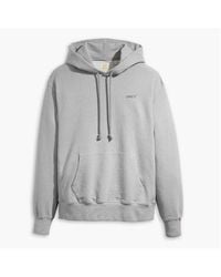 Levi's - Wordmark Hooded Neck Long Sleeve Sweatshirt - Lyst