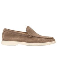 BOSS - Loafers With Iconic Logo Detail (Sienne) - Lyst