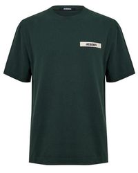 Jacquemus - Grosgrain Brand Tab T-Shirt - Lyst