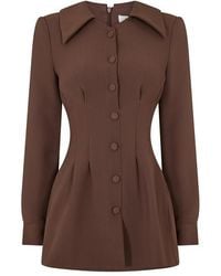 Odd Muse - Satin Shift Mini Dress - Lyst