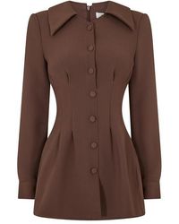 Odd Muse - Satin Shift Mini Dress - Lyst