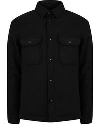Woolrich - Down Wool Overshirt - Lyst