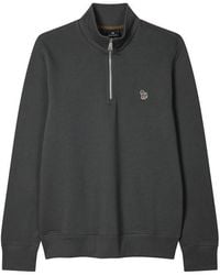Paul Smith - Half Zip Sweatshirt - Lyst