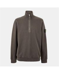 Stone Island - Quarter Zip Fleece - Lyst