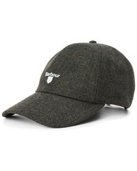Barbour - Barlow Wool Blend Herringbone Cap - Lyst