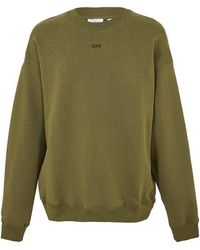 Off-White c/o Virgil Abloh - Skate Relaxed Fit Crew Sweatshirt - Lyst
