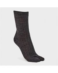 Maison Margiela - Tabi Split-Toe Fine Knit Ankle Socks - Lyst