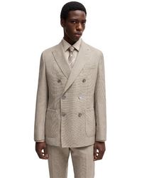 BOSS - C Huge Double Breasted Formal Jacket - Lyst