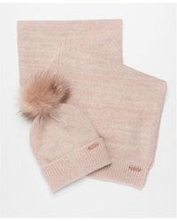 Barbour - Sparkle Beanie & Scarf Gift Set - Lyst