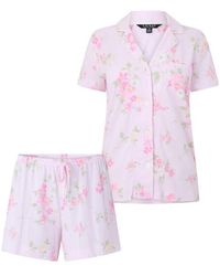 Ralph Lauren - Short Sleeve Pyjama Set - Lyst