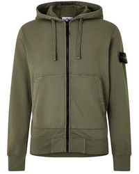 Stone Island - Stone Hw F-Zip Hood Sn64 - Lyst