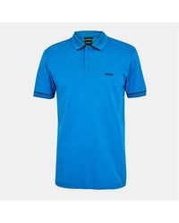 BOSS - Paule Cotton Short Sleeve Slim Fit Polo Shirt - Lyst
