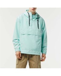 Lacoste - Cropped Hooded Pullover Jacket - Lyst