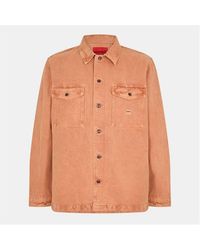 HUGO - Enalu 01 Long-Sleeve Plain Shirt - Lyst