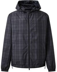 Burberry - Reversible Check Long Sleeve Windbreaker - Lyst