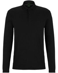 BOSS - Pirol Long-Sleeve Polo Shirt, Timeless Design - Lyst