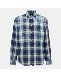 DSquared² - Dsq Vintage Long Sleeve Patterned Relaxed Fit Shirt - Lyst
