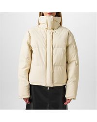 DKNY - Cropped Short Puffer Jacket - Lyst
