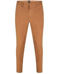 BOSS - Kaito3-D Straight Leg Trousers - Lyst