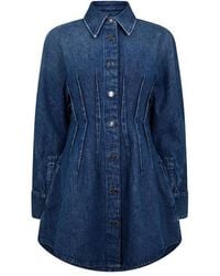 Givenchy - Giv Denim Mini Dress - Lyst