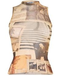 Jean Paul Gaultier - Jpg Journal Tank Ld54 - Lyst