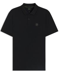BOSS - Hbg Future Lightweight And Breathable Cotton Short Sleeve Polo Shirt - Lyst