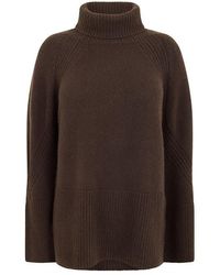 JOSEPH - Loftus Knitted Crew Neck Jumper - Lyst