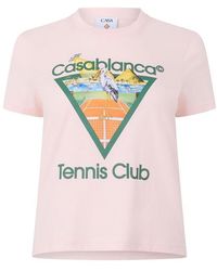 CASABLANCA - Casa Tennis Tee Ld63 - Lyst