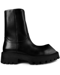 Balenciaga - Rhino Chelsea Leather Boots - Lyst