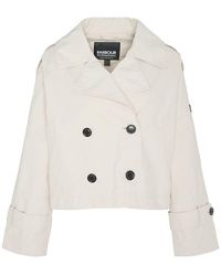 Barbour - Hadfield Cropped Trench Coat - Lyst