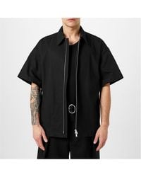 Jil Sander - Jsr Zip Ss Shirt Sn42 - Lyst