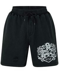 Cole Buxton - Collegiate Fleece Jogger Shorts - Lyst