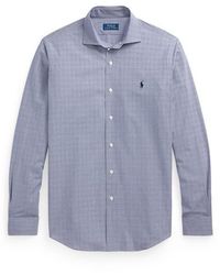 Polo Ralph Lauren - Poplin Check Long-Sleeve Patterned Shirt - Lyst