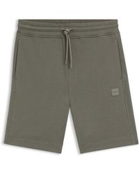 BOSS - Sewalk Fleece Shorts - Lyst